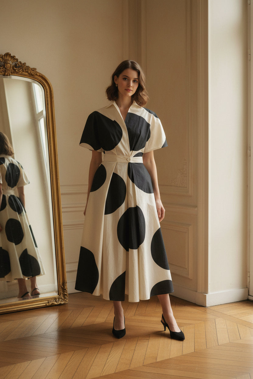 Léonore | Robe Polo Évasée