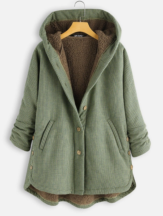 Bastien | Veste à capuche boutonnée audacieuse