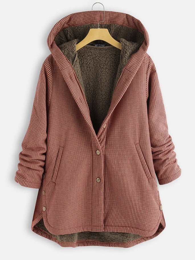 Bastien | Veste à capuche boutonnée audacieuse