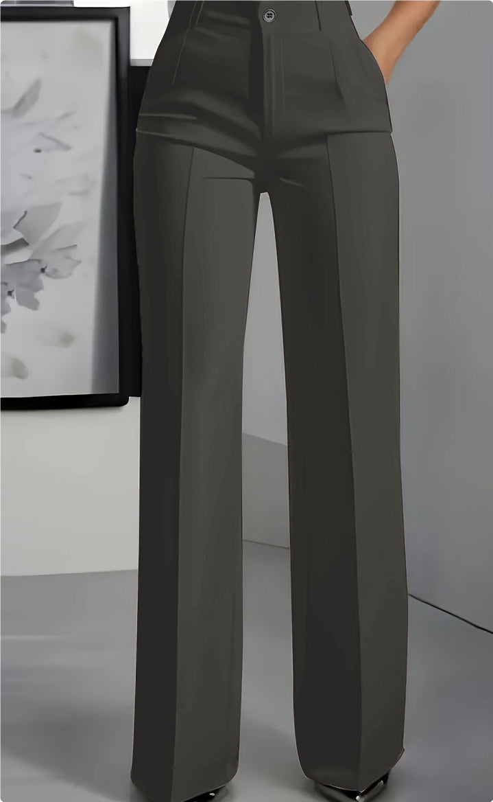 Clara | Pantalon minimaliste blanc