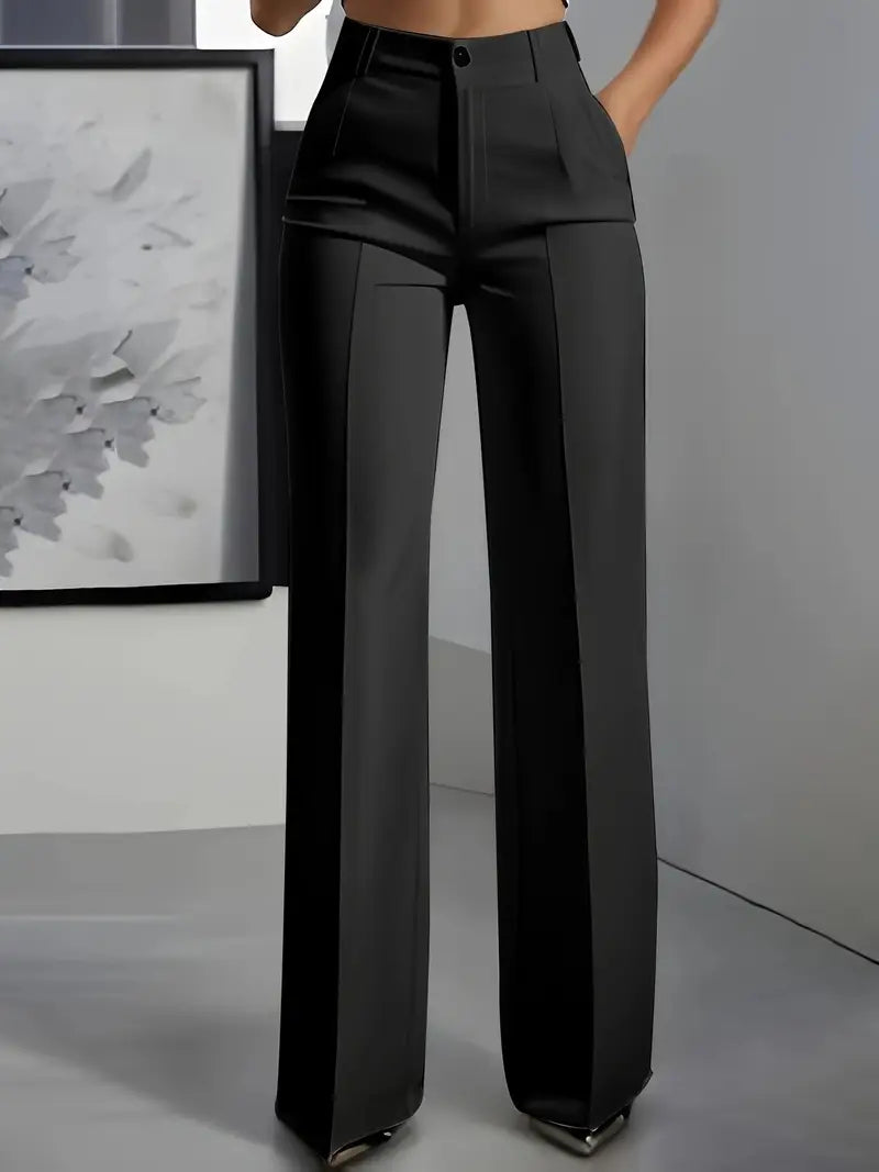 Clara | Pantalon minimaliste blanc
