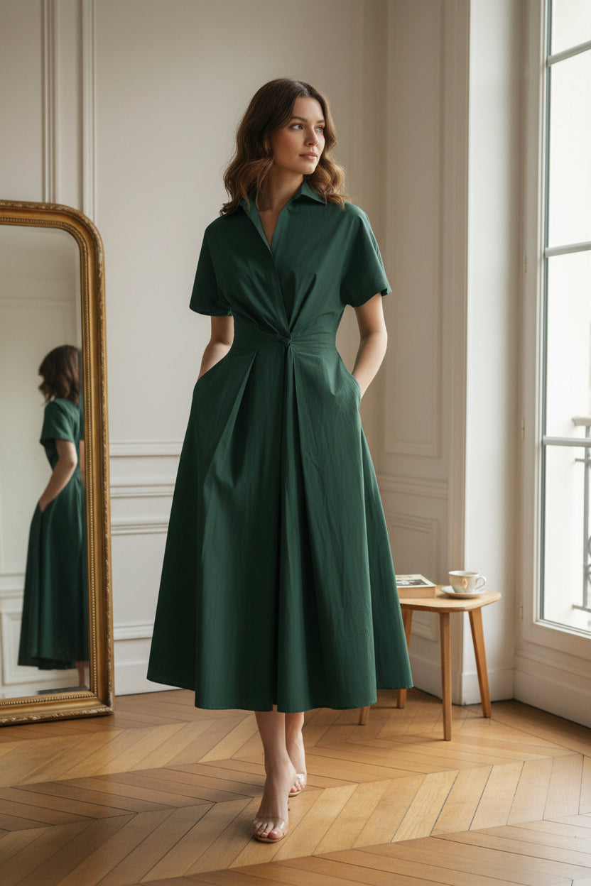 Léonore | Robe Polo Évasée