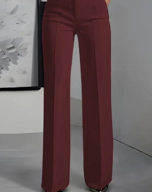 Clara | Pantalon minimaliste blanc