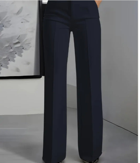 Clara | Pantalon minimaliste blanc