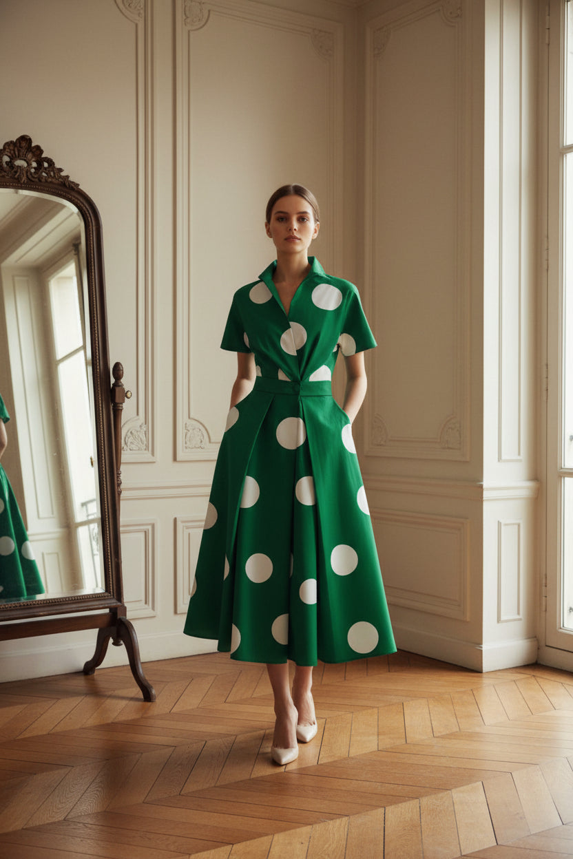 Léonore | Robe Polo Évasée