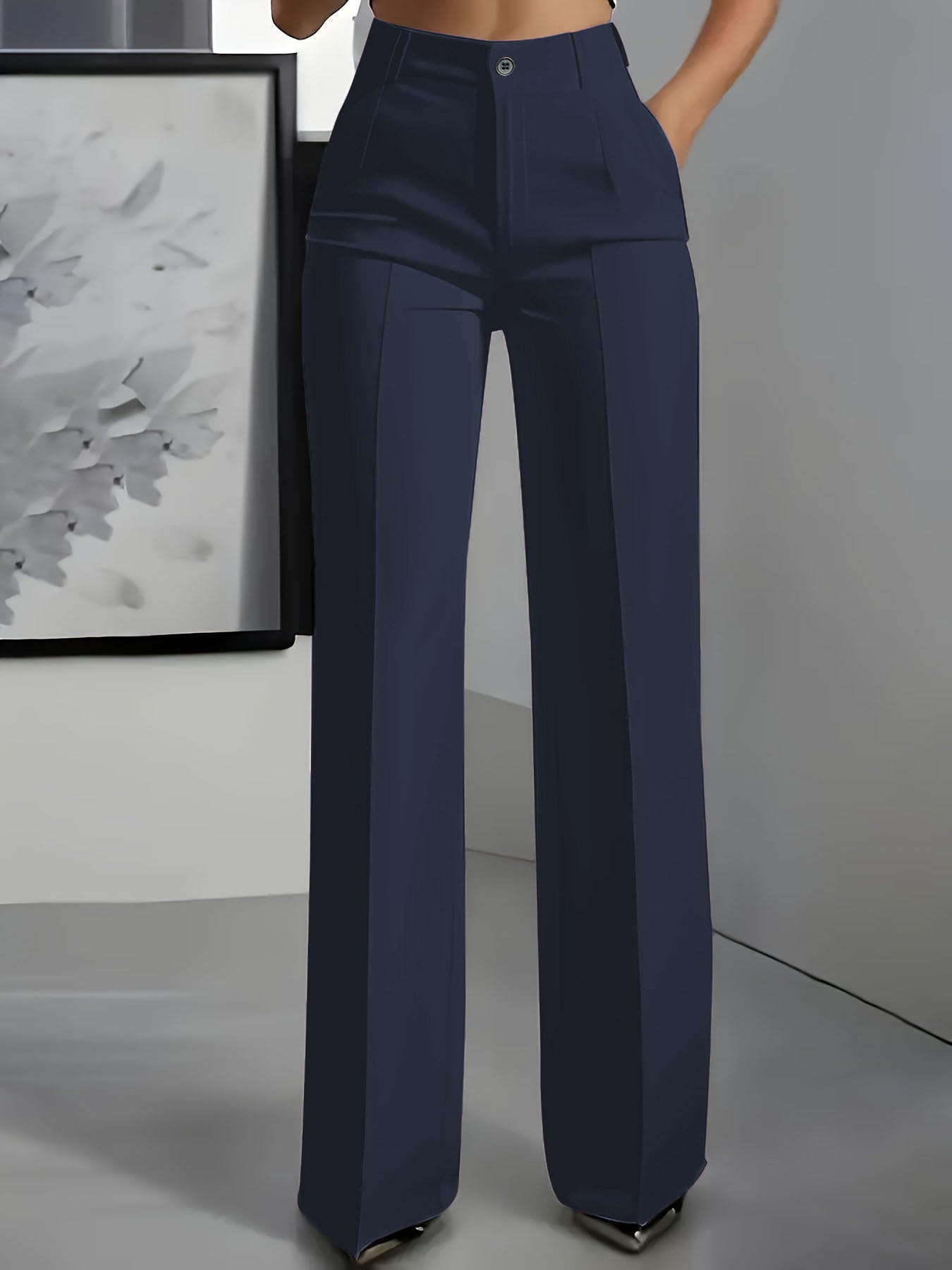 Clara | Pantalon minimaliste blanc