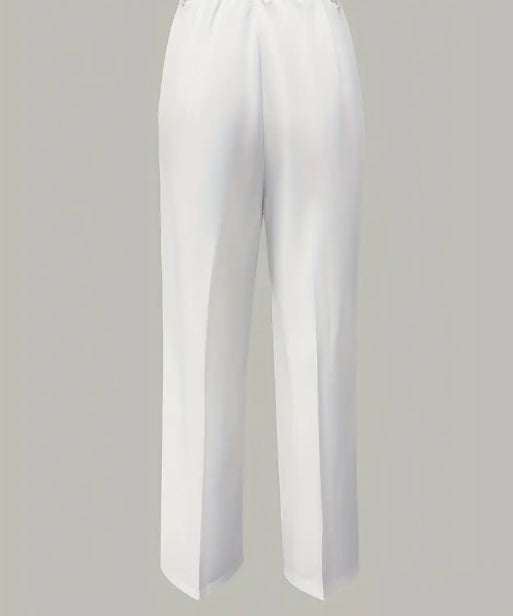 Clara | Pantalon minimaliste blanc